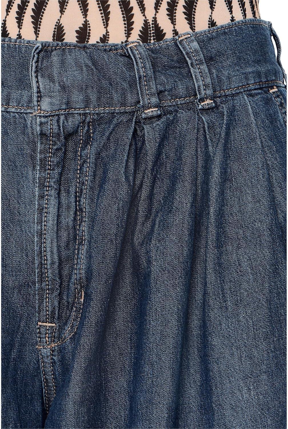 image:imageFree People Womens We The Free Scout WideLeg JeansDeep Indigo