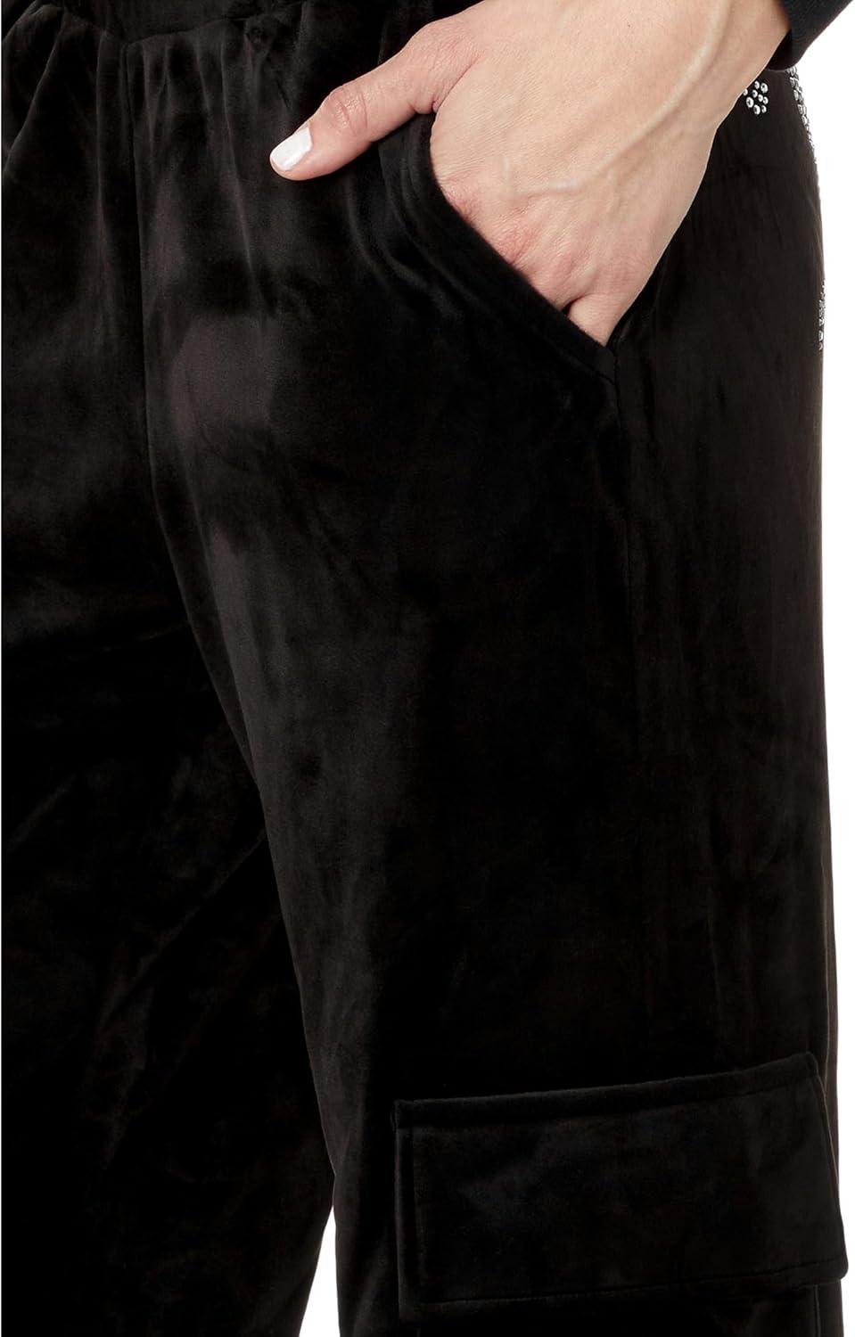 image:imageJuicy Couture Womens Velour Cargo PantsLiquorice