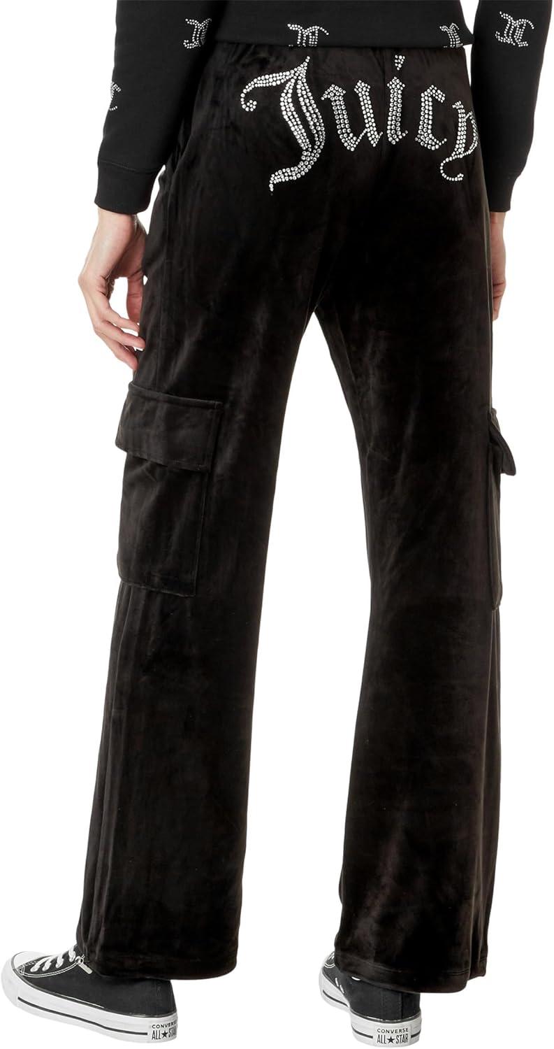 image:imageJuicy Couture Womens Velour Cargo PantsLiquorice