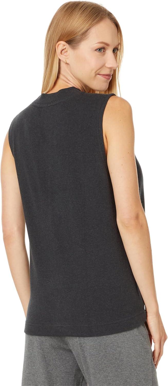 image:imagePact Womens Airplane Mock Neck ShellCharcoal Heather