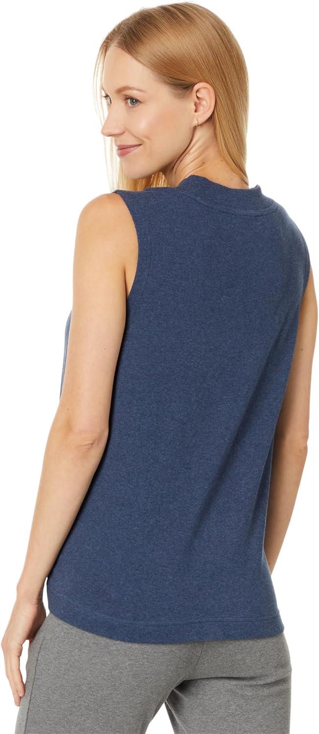 image:imagePact Womens Airplane Mock Neck ShellFrench Navy Heather