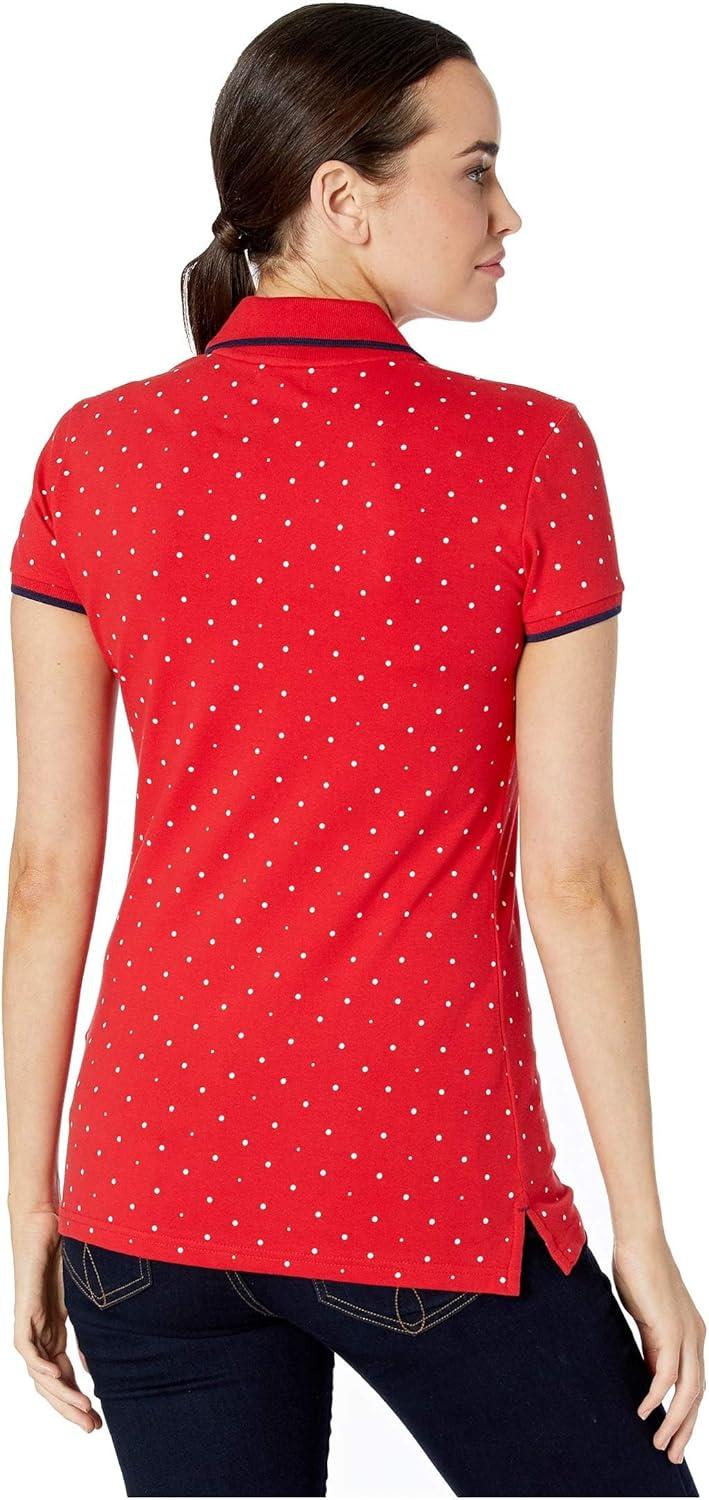 image:imagePolka Dot Polo ShirtRacing Red 4969