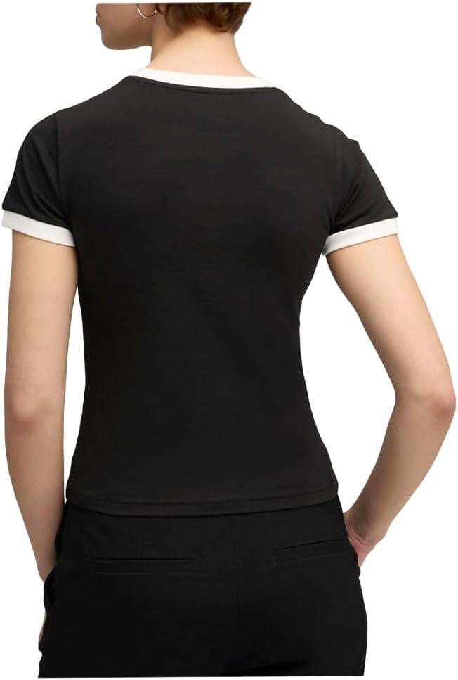image:imagePuma Womens T7 Slim Fit TeePuma Black