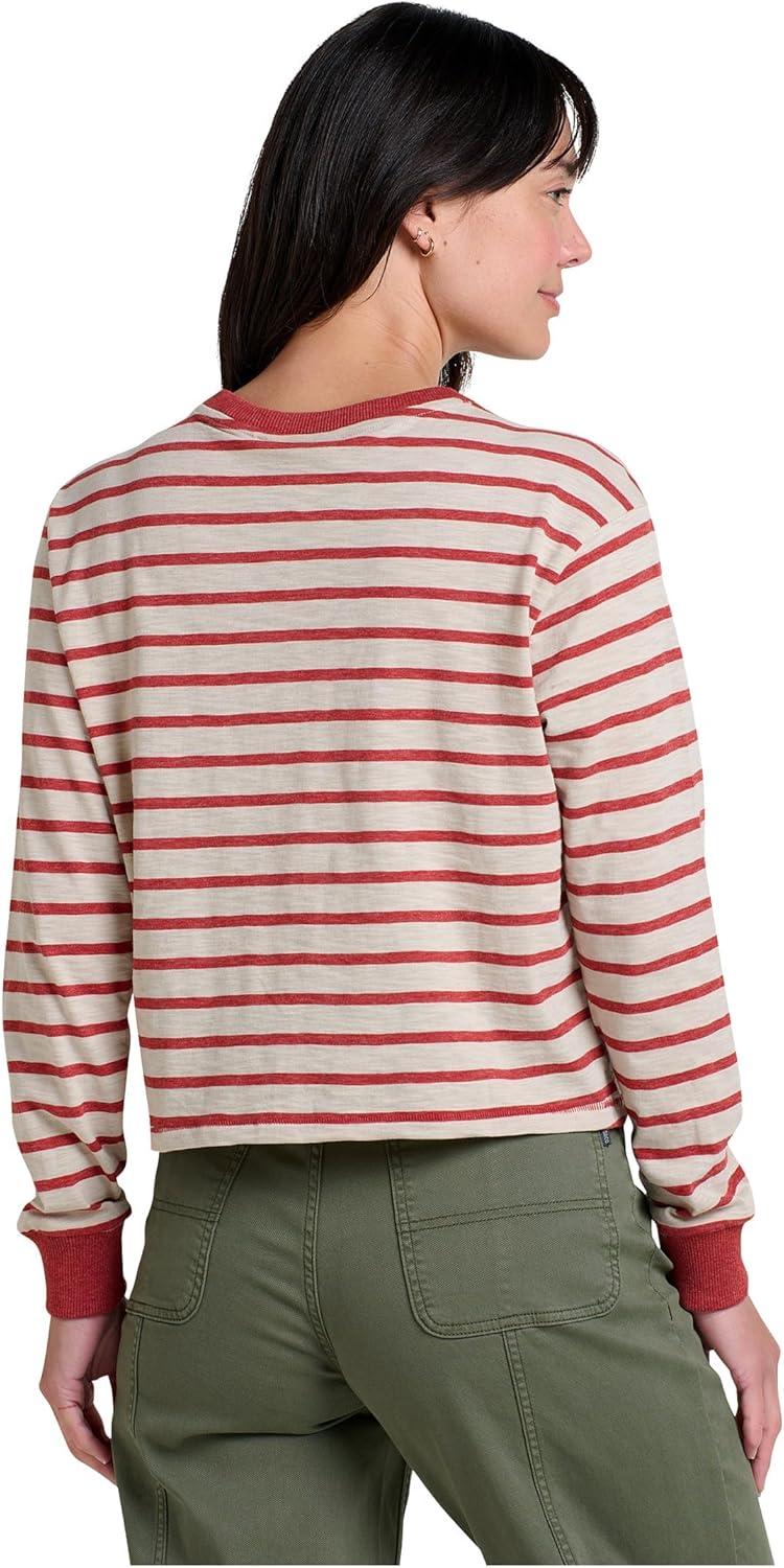 image:imageToadampCo Womens Boundless Jersey Long Sleeve TeeCampfire Stripe