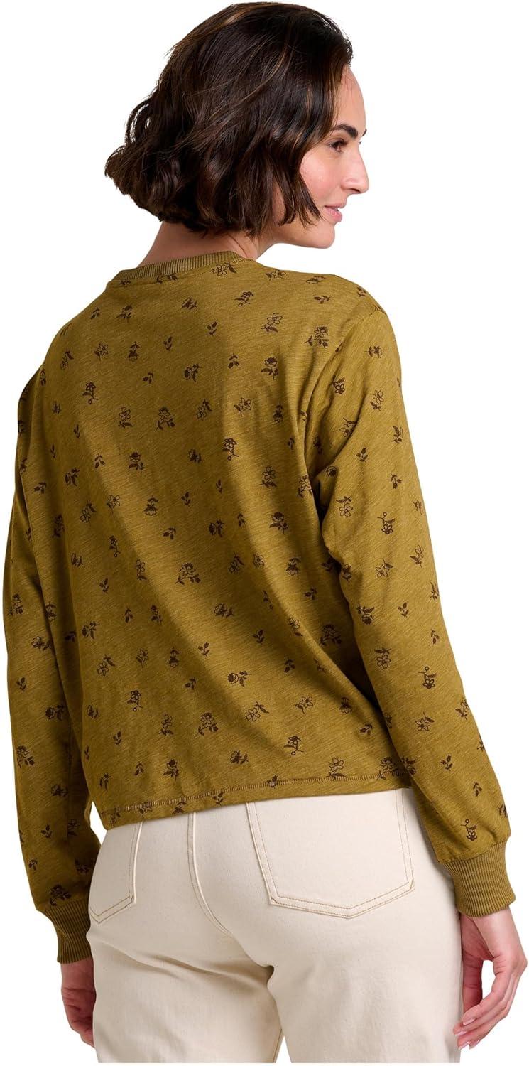image:imageToadampCo Womens Boundless Jersey Long Sleeve TeeCoyote Floral Print