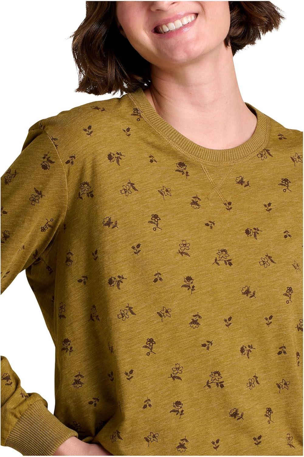 image:imageToadampCo Womens Boundless Jersey Long Sleeve TeeCoyote Floral Print