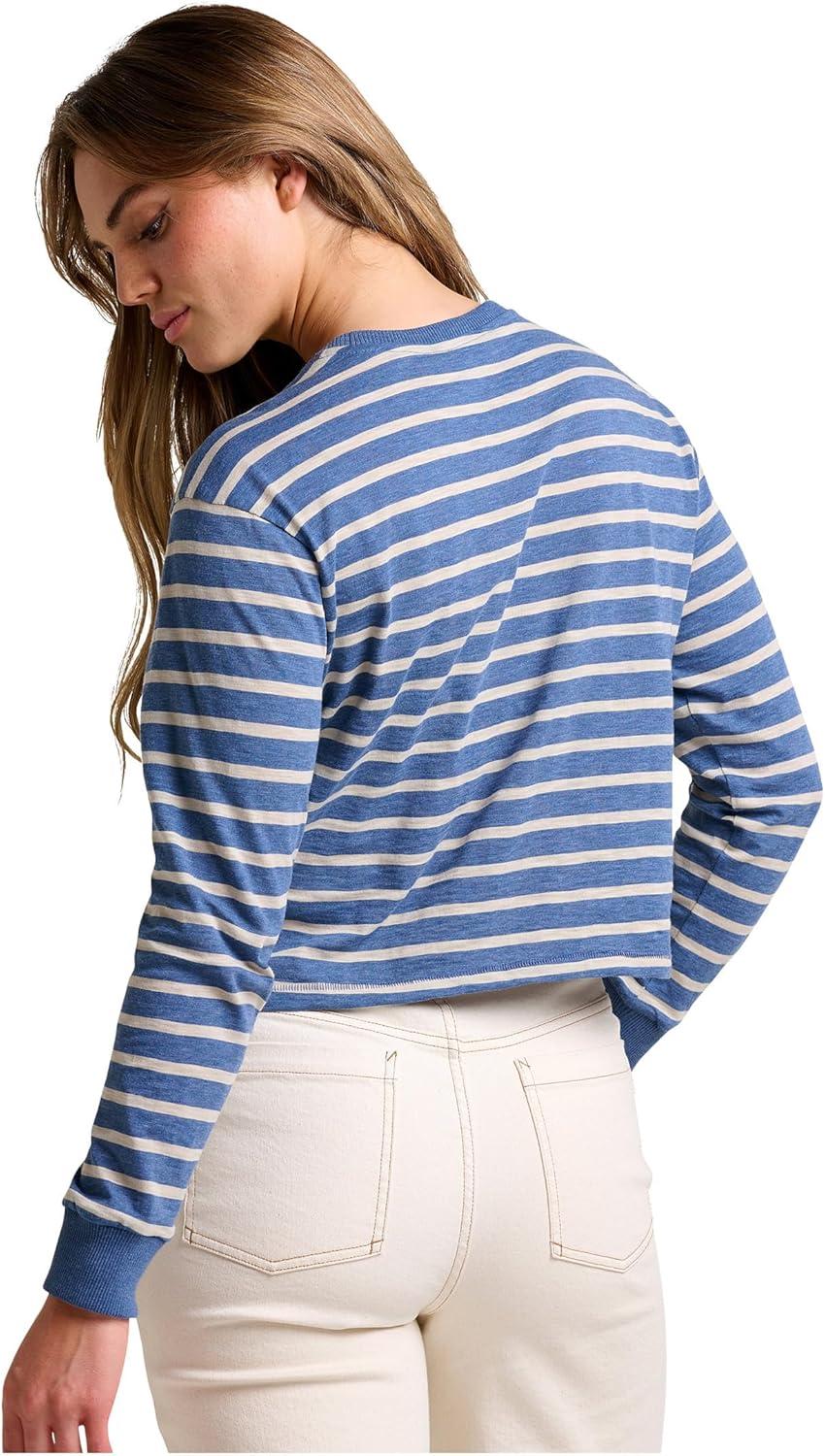 image:imageToadampCo Womens Boundless Jersey Long Sleeve TeeKyanite Stripe