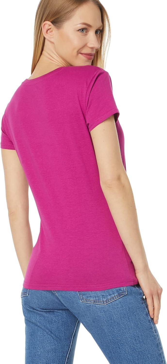 image:imageUS Polo Assn Stitch Crew Neck Graphic Tee Shirt Hillsdale Fuchsia XL