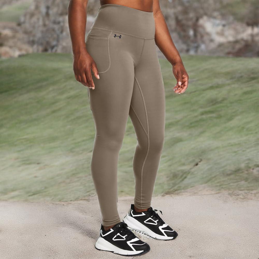 image:imageUnder Armour Womens Motion Leggings200 Taupe Dusk Black