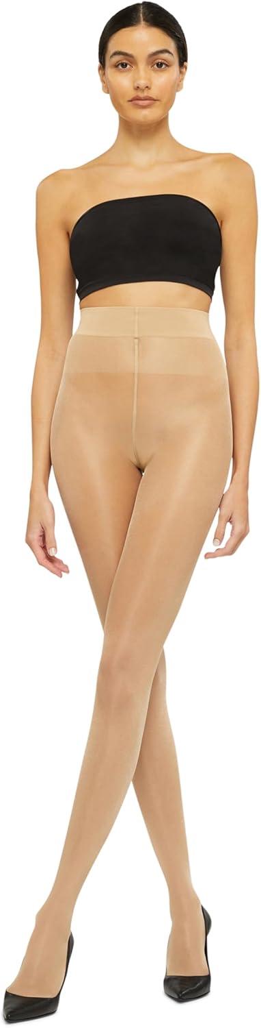 image:imageWolford Satin Touch 20 Denier Tights For Women Soft Satin Feel Sheer Hosiery ExtraWide Waistband Perfect for Any OccasionCosmetic