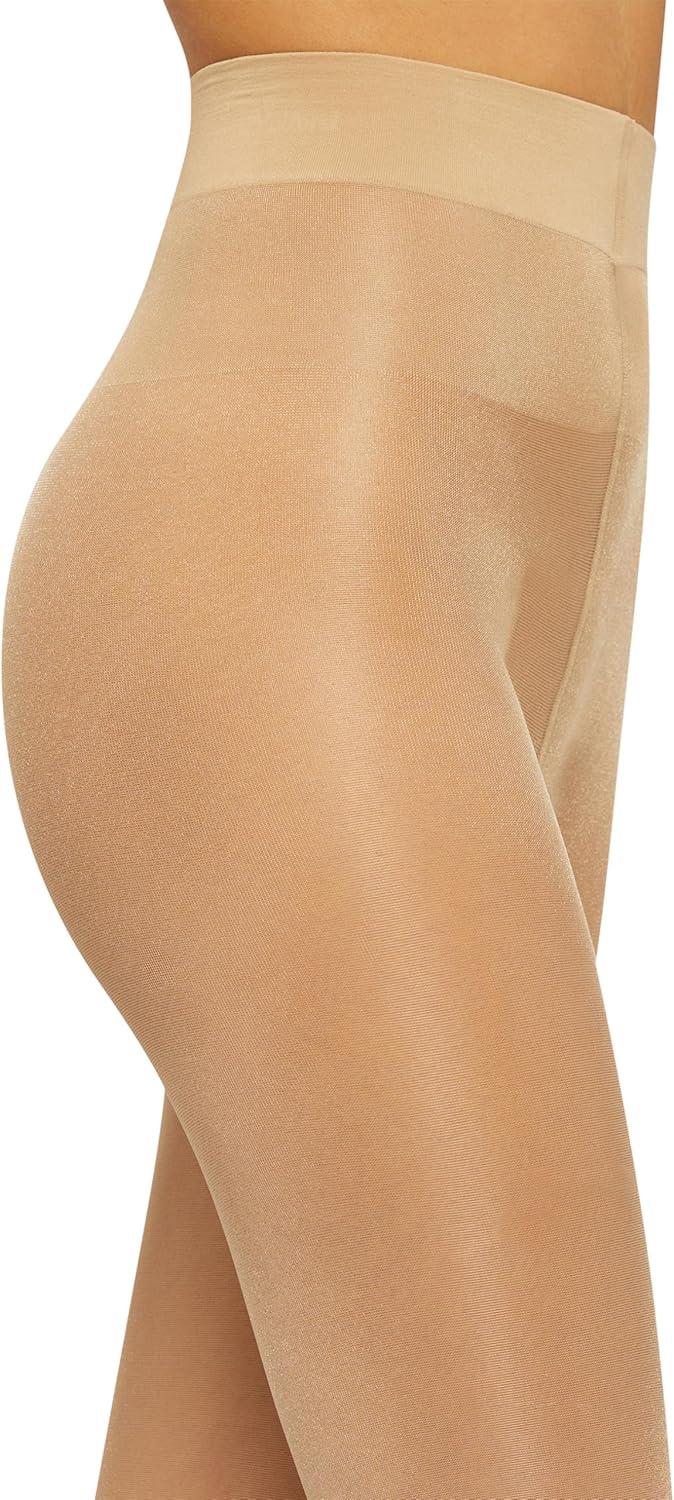 image:imageWolford Satin Touch 20 Denier Tights For Women Soft Satin Feel Sheer Hosiery ExtraWide Waistband Perfect for Any OccasionCosmetic