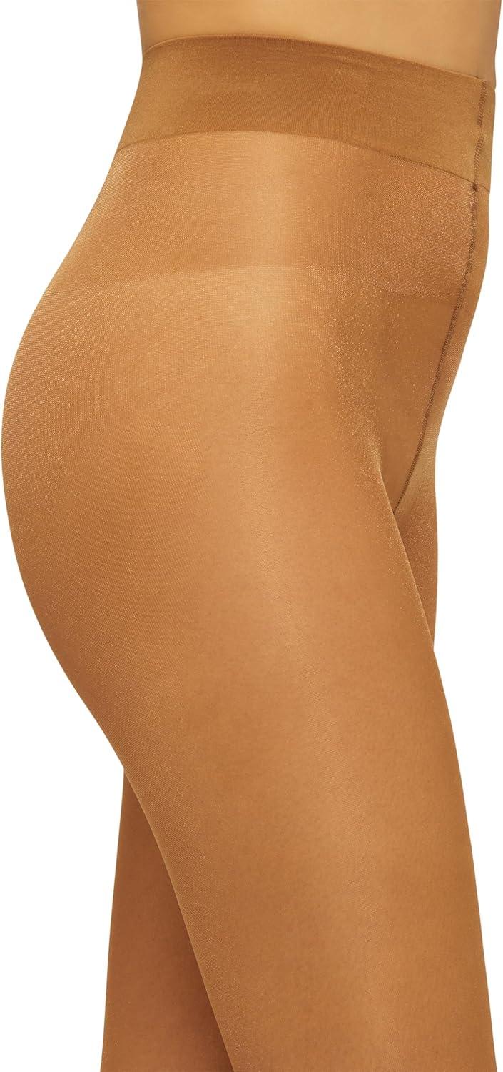 image:imageWolford Satin Touch 20 Denier Tights For Women Soft Satin Feel Sheer Hosiery ExtraWide Waistband Perfect for Any OccasionHoney