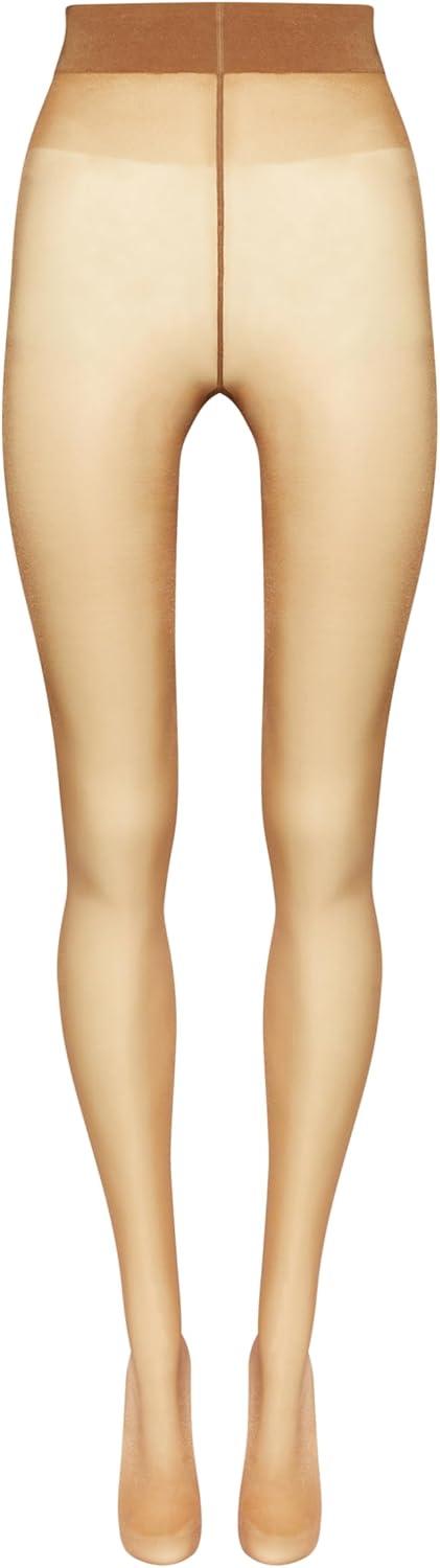 image:imageWolford Satin Touch 20 Denier Tights For Women Soft Satin Feel Sheer Hosiery ExtraWide Waistband Perfect for Any OccasionHoney