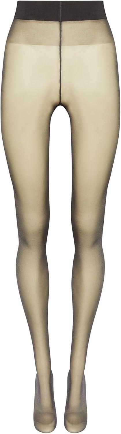 image:imageWolford Satin Touch 20 Denier Tights For Women Soft Satin Feel Sheer Hosiery ExtraWide Waistband Perfect for Any OccasionNearly Black