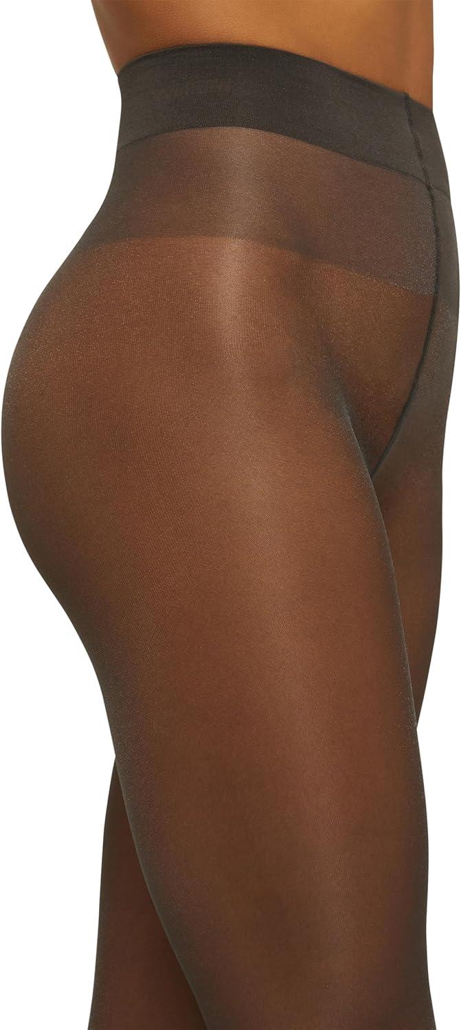 image:imageWolford Satin Touch 20 Denier Tights For Women Soft Satin Feel Sheer Hosiery ExtraWide Waistband Perfect for Any OccasionNearly Black