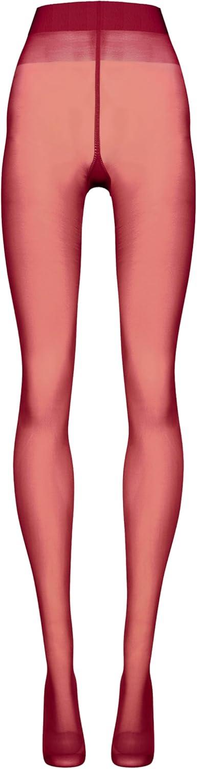 image:imageWolford Satin Touch 20 Denier Tights For Women Soft Satin Feel Sheer Hosiery ExtraWide Waistband Perfect for Any OccasionRuby