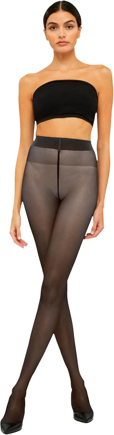image:imageWolford Satin Touch 20 Denier Tights For Women Soft Satin Feel Sheer Hosiery ExtraWide Waistband Perfect for Any OccasionSteel