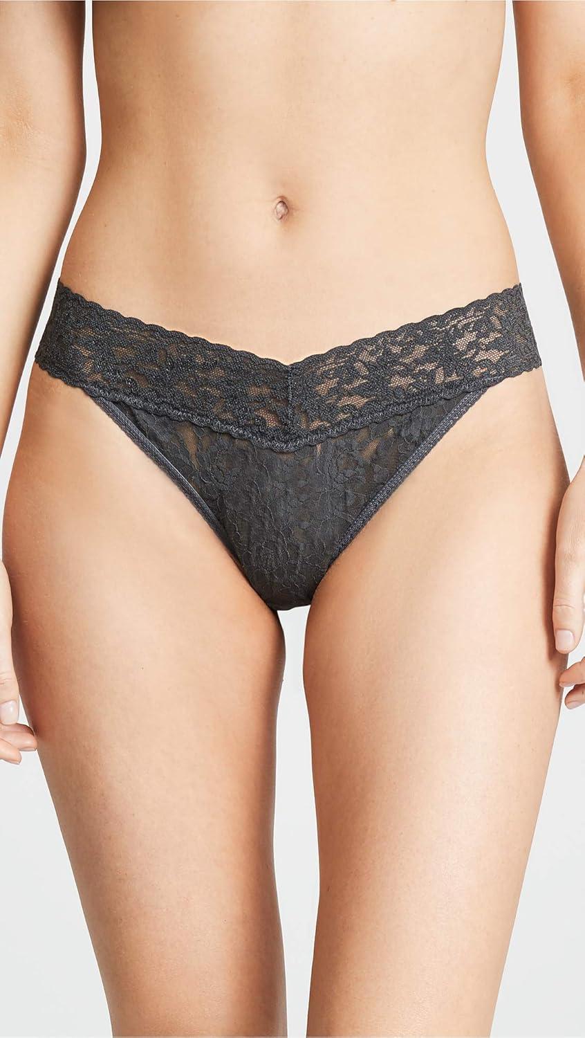 image:imagehanky panky Signature Lace Original Rise Thong One Size 414Granite