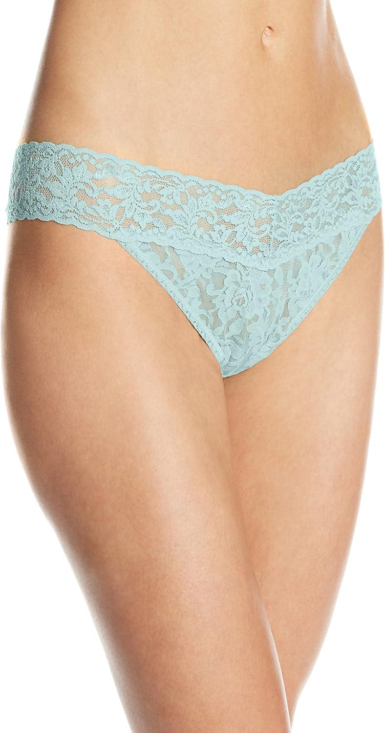 image:imagehanky panky Signature Lace Original Rise Thong One Size 414Pistachio