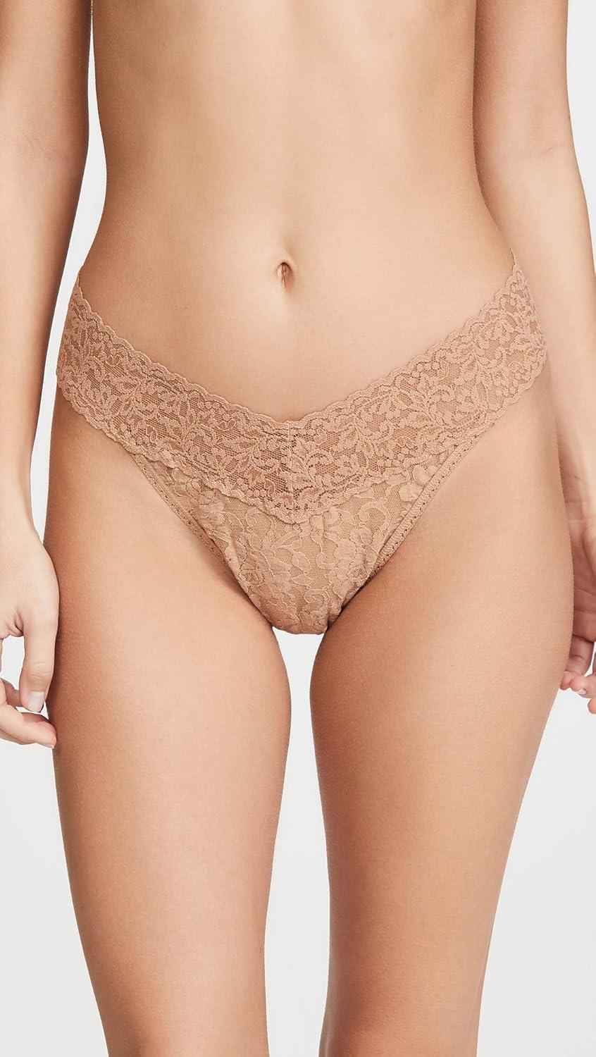 image:imagehanky panky Signature Lace Original Rise Thong One Size 414Suntan