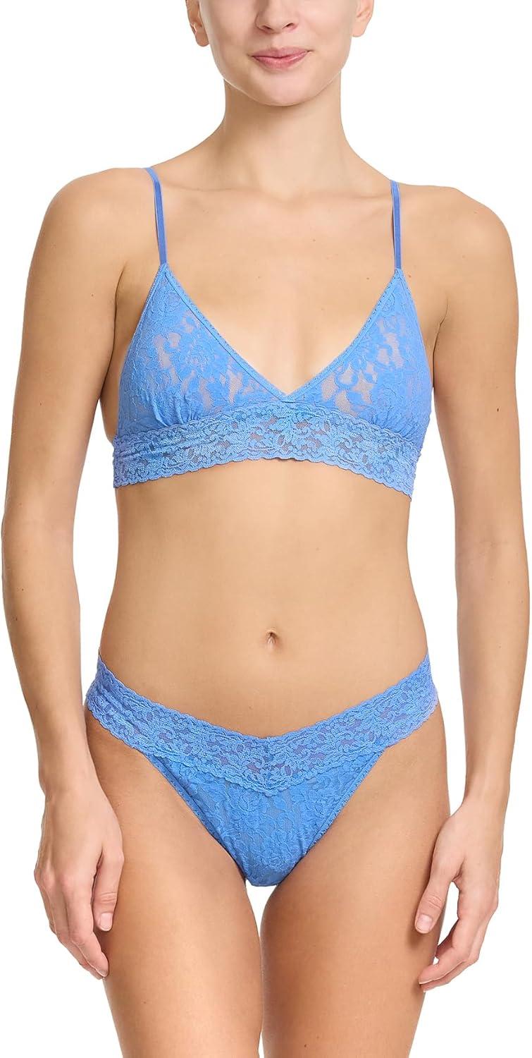 image:imagehanky panky Signature Lace Original Rise Thong One Size 414Take the Plunge Blue