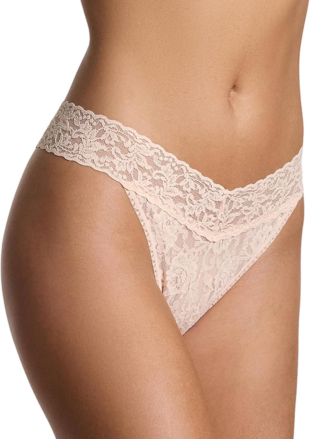 image:imagehanky panky Signature Lace Original Rise Thong One Size 414Vanilla Vani