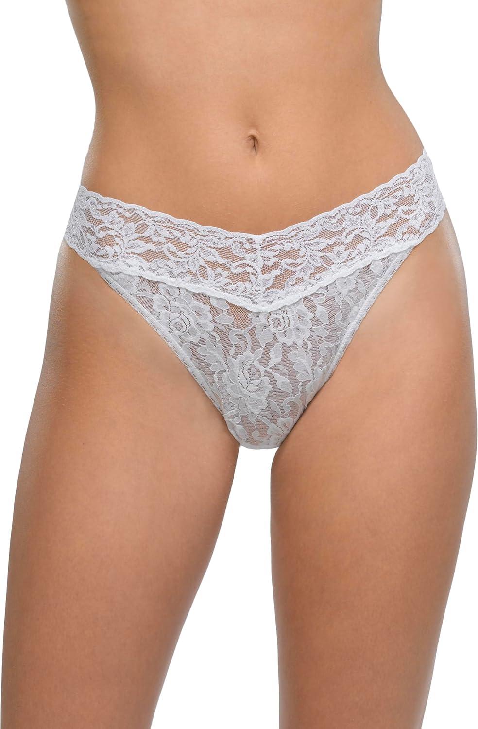 image:imagehanky panky Signature Lace Original Rise Thong One Size 414White