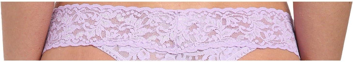 image:imagehanky panky Signature Lace Original Rise Thong One Size 414Wisteria Purple