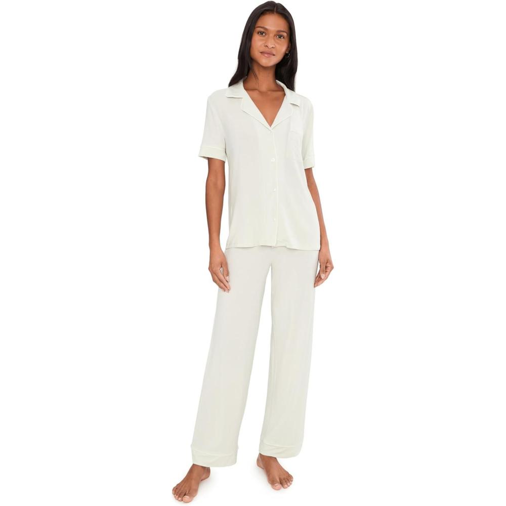 image:imageEberjey Gisele Relaxed Short PJ SetSeafoam