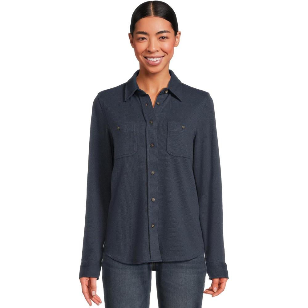 image:imageFaherty Womens Legend Sweater ShirtBrighton Navy Twill