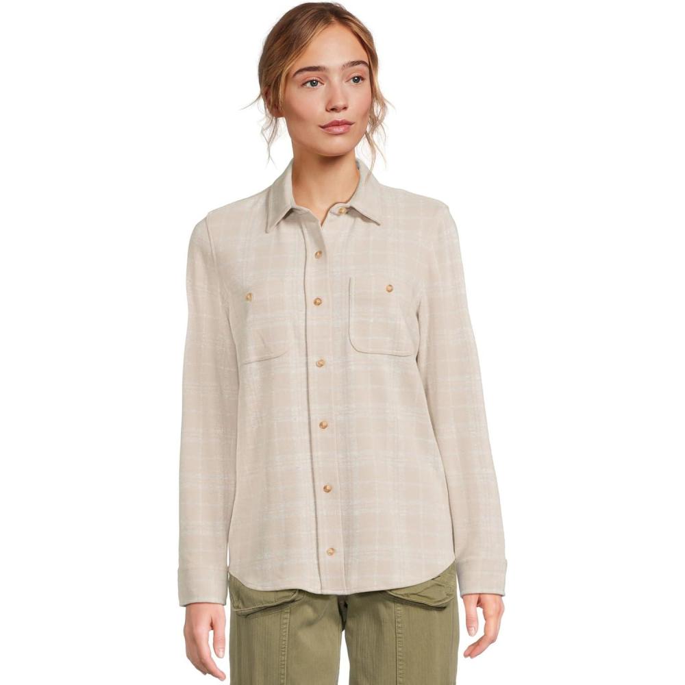 image:imageFaherty Womens Legend Sweater ShirtDesert Plains Plaid