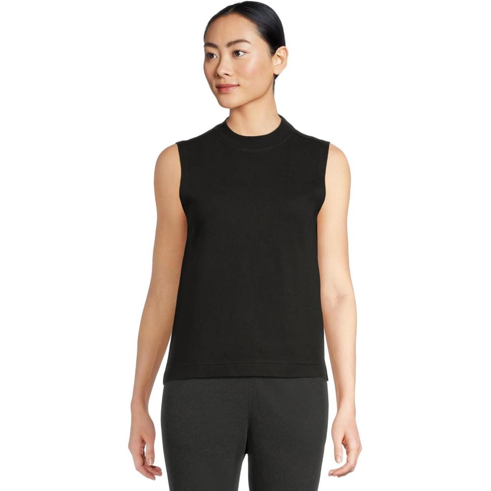 image:imagePact Womens Airplane Mock Neck ShellBlack 1