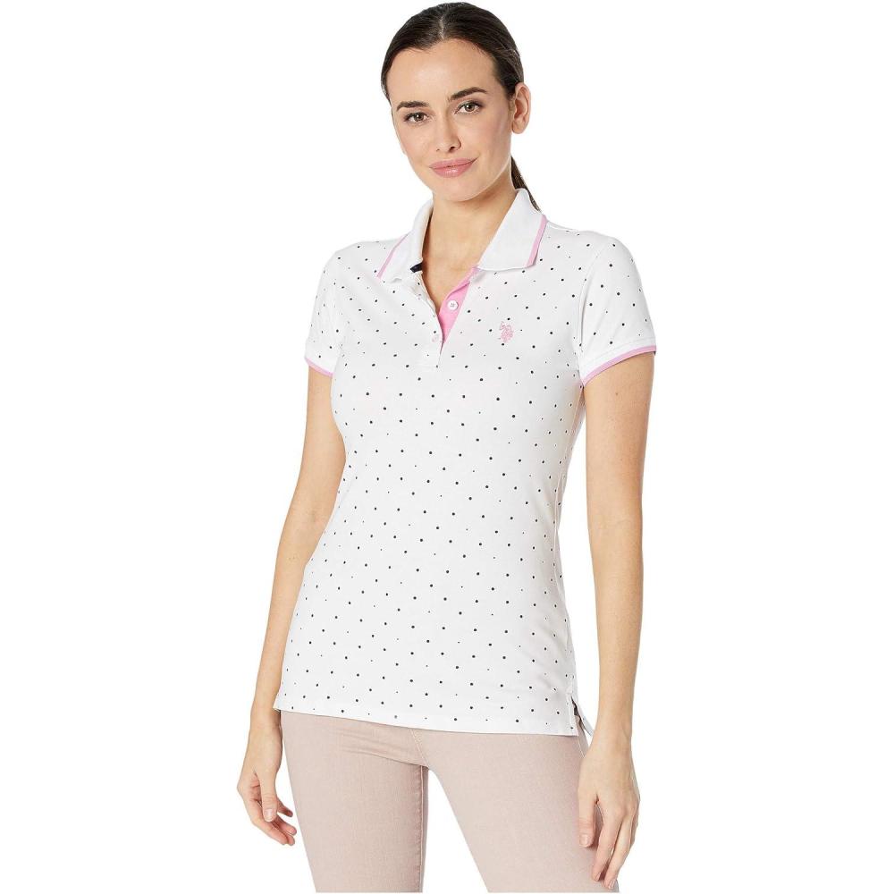 image:imagePolka Dot Polo ShirtOptic White 4969