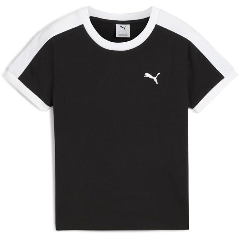 image:imagePuma Womens T7 Slim Fit TeePuma Black