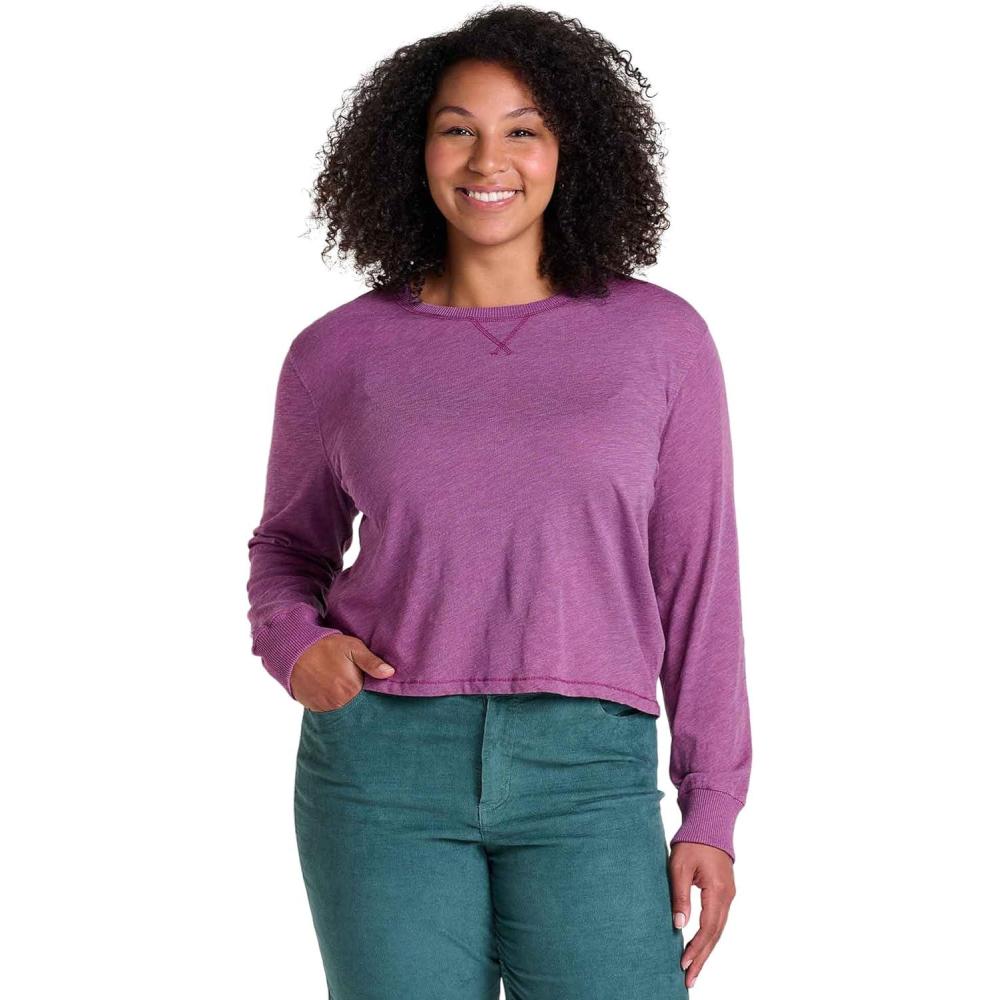 image:imageToadampCo Womens Boundless Jersey Long Sleeve TeeAcai