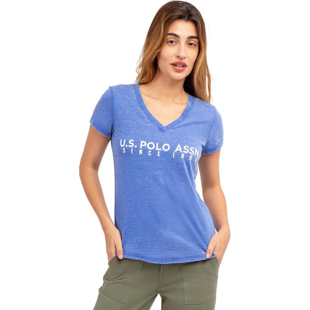 image:imageUS POLO ASSN BURNOUT TSHIRTDazzling Blue