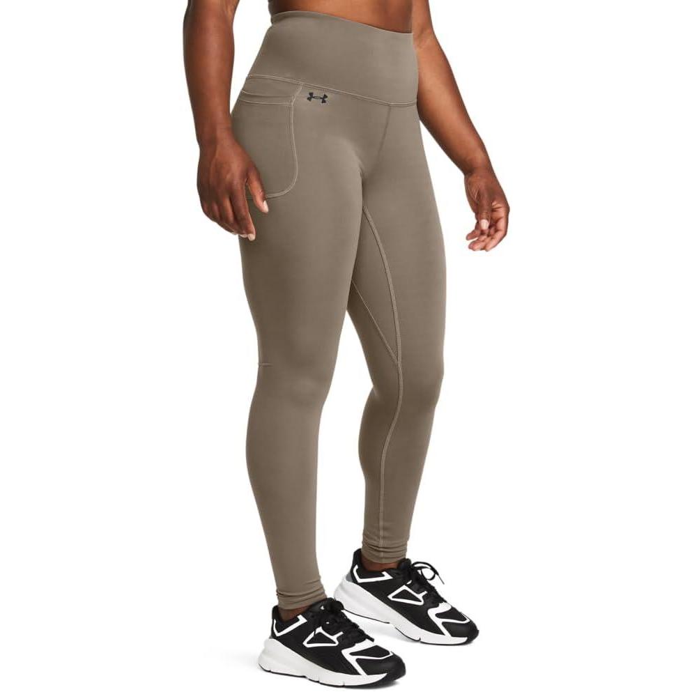 image:imageUnder Armour Womens Motion Leggings200 Taupe Dusk Black