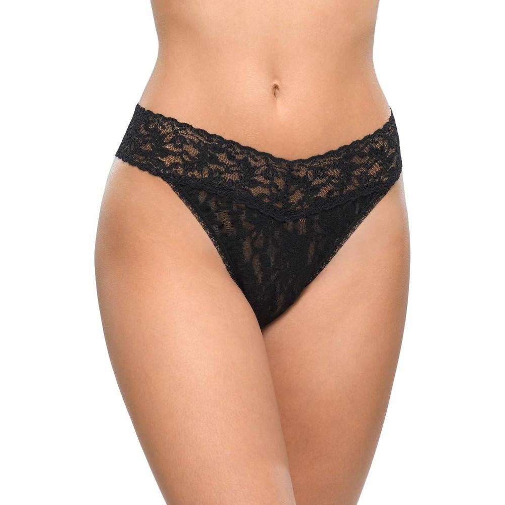 image:imagehanky panky Signature Lace Original Rise Thong One Size 414Black