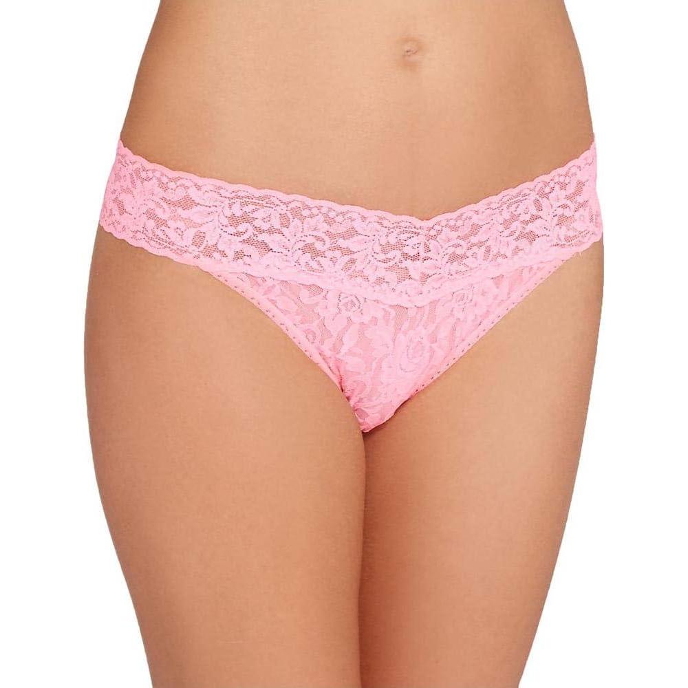 image:imagehanky panky Signature Lace Original Rise Thong One Size 414Cherry Blossom Pink