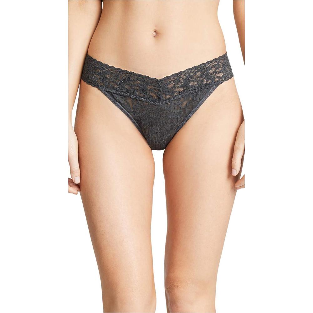 image:imagehanky panky Signature Lace Original Rise Thong One Size 414Granite