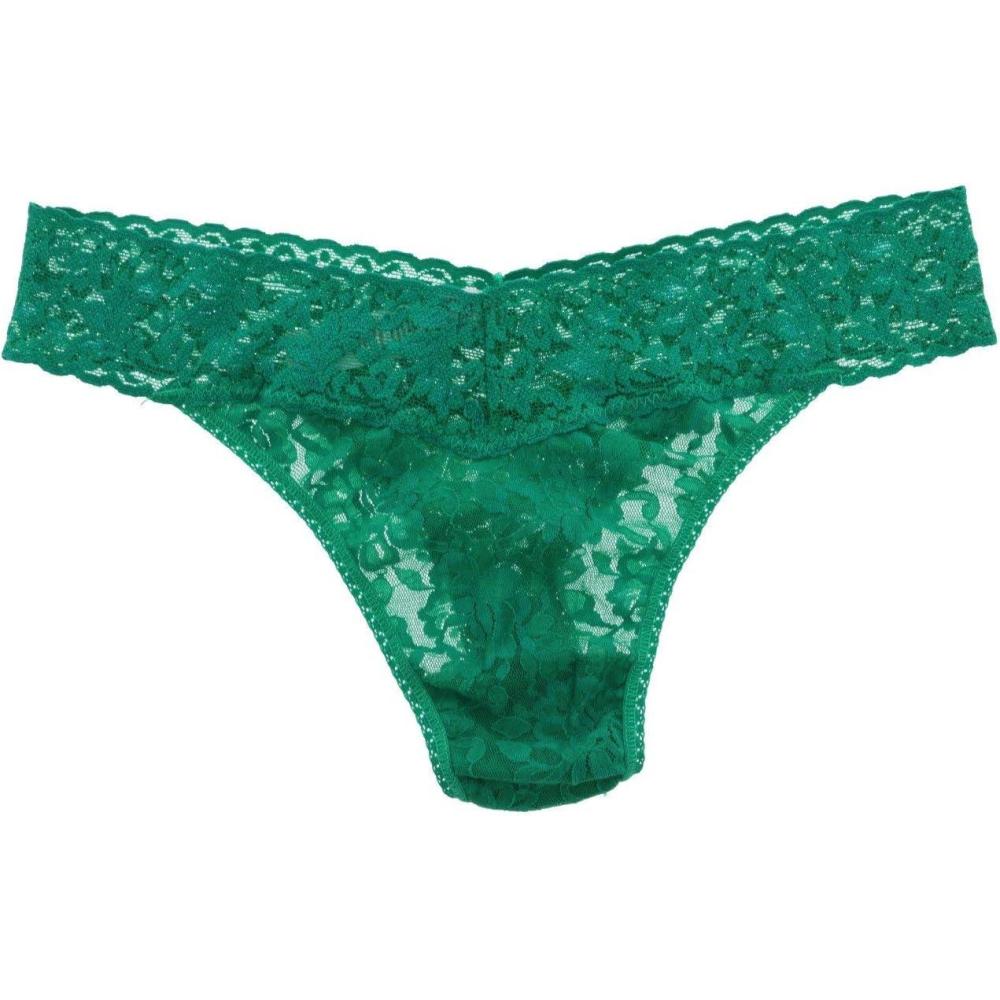 image:imagehanky panky Signature Lace Original Rise Thong One Size 414Malachite