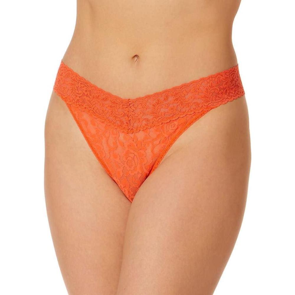 image:imagehanky panky Signature Lace Original Rise Thong One Size 414Orange Sparkle
