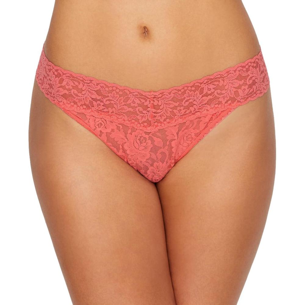 image:imagehanky panky Signature Lace Original Rise Thong One Size 414Peachy Keen