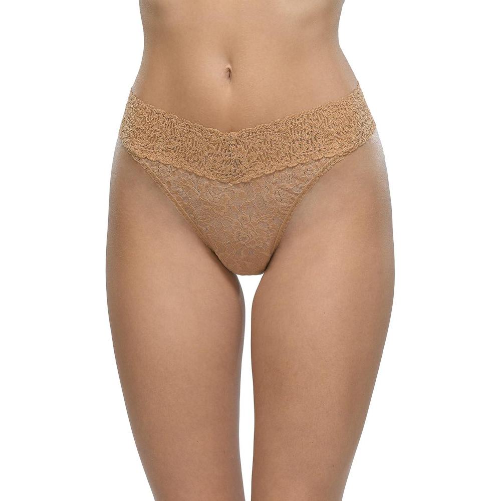 image:imagehanky panky Signature Lace Original Rise Thong One Size 414Suntan