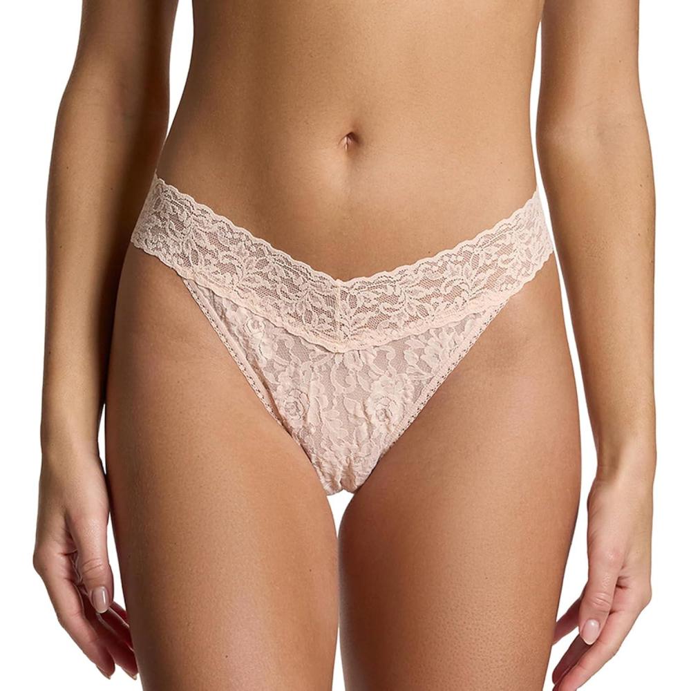 image:imagehanky panky Signature Lace Original Rise Thong One Size 414Vanilla Vani