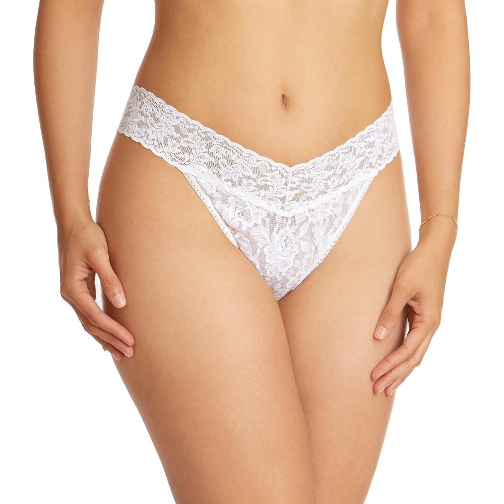 image:imagehanky panky Signature Lace Original Rise Thong One Size 414White