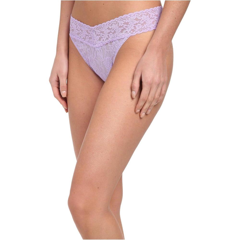 image:imagehanky panky Signature Lace Original Rise Thong One Size 414Wisteria Purple