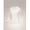 Arc’teryx Rho Crew Neck LS Women’s | Lightweight Microfleece Thermal Base Layer for Women, Moisture Wicking Tops for Hiking(Arctic Silk)