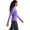 Arc’teryx Rho Crew Neck LS Women’s | Lightweight Microfleece Thermal Base Layer for Women, Moisture Wicking Tops for Hiking(Aster)