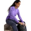 Arc’teryx Rho Crew Neck LS Women’s | Lightweight Microfleece Thermal Base Layer for Women, Moisture Wicking Tops for Hiking(Aster)